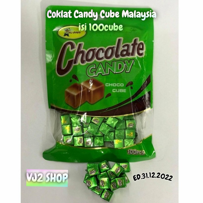 

CHOCOLATE CANDY CUBE ISI 100PCS PRODUK MALAYSIA