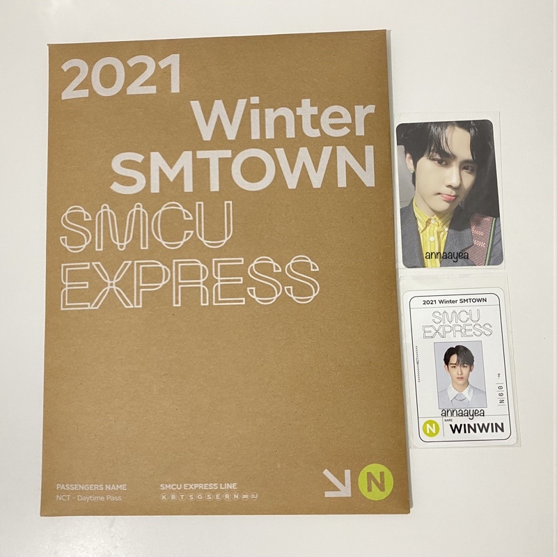 Album SMCU Express Daytime Unsealed FP Chenle PC Kun Passcard Winwin