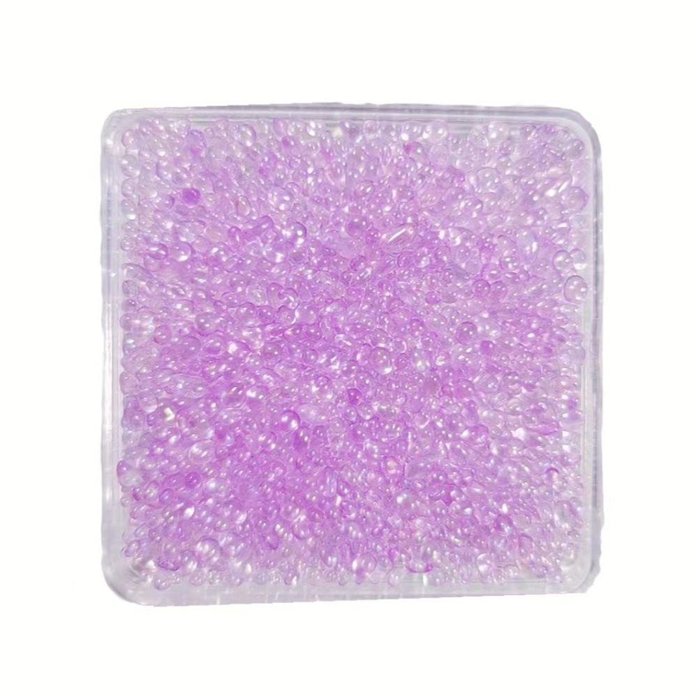 Mxbeauty Nail Art Rhinestones Aurora Mermaid Membuat Perhiasan Ornamen Manikur Aksesoris Tidak Teratur Batu Kristal Manik-Manik