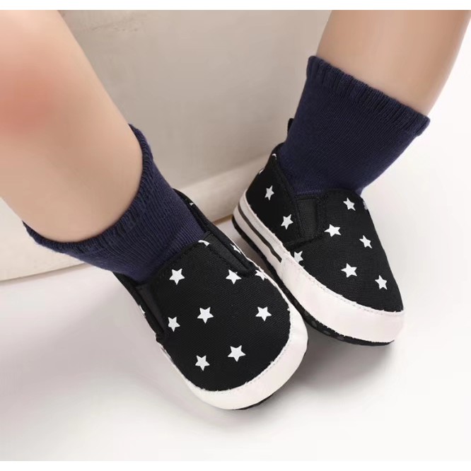 HappyOliver D06 LITTLE STARS Sepatu prewalker bayi dan anak perempuan