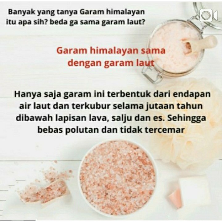 Garam Himalaya Himalayan Pink Salt Himsalt 200 gr