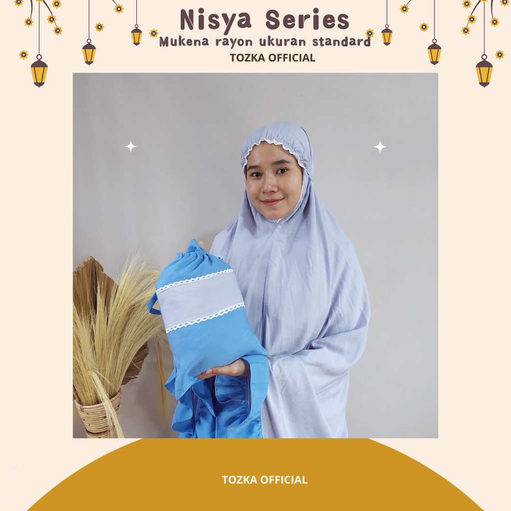 Mukena Nisya series I Mukena rayon I Ukuran standard