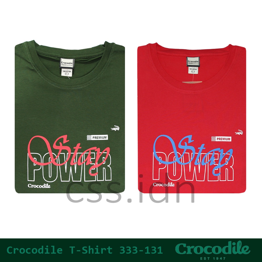 Kaos Oblong Motif Crocodile 333-131