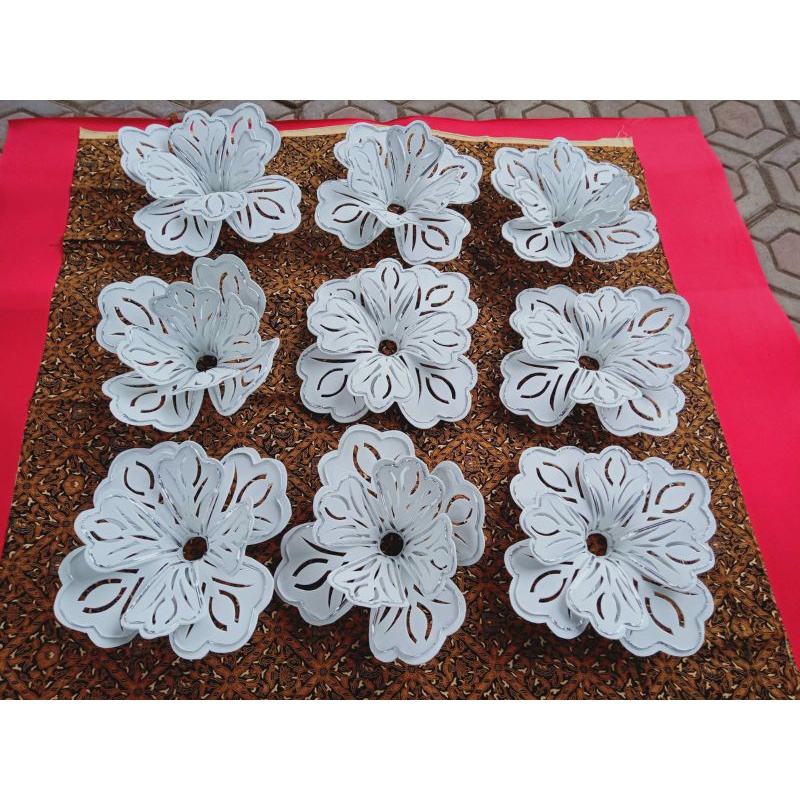 kelopak lampu hias dekorasi pelaminan, hiasan rumah