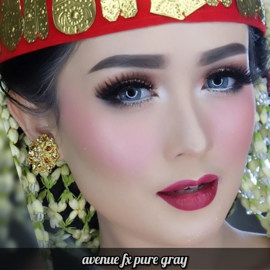 Softlens Avenue FX Pure Gray 14,5 mm dan 22,8 mm