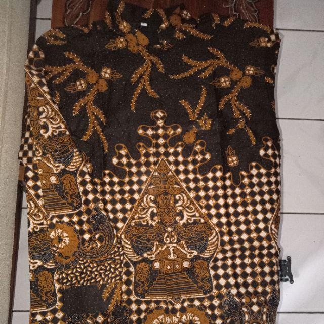 Batik Kemeja Koko Lengan Panjang Suto Geber Modern Fashion Pria Batik Solo