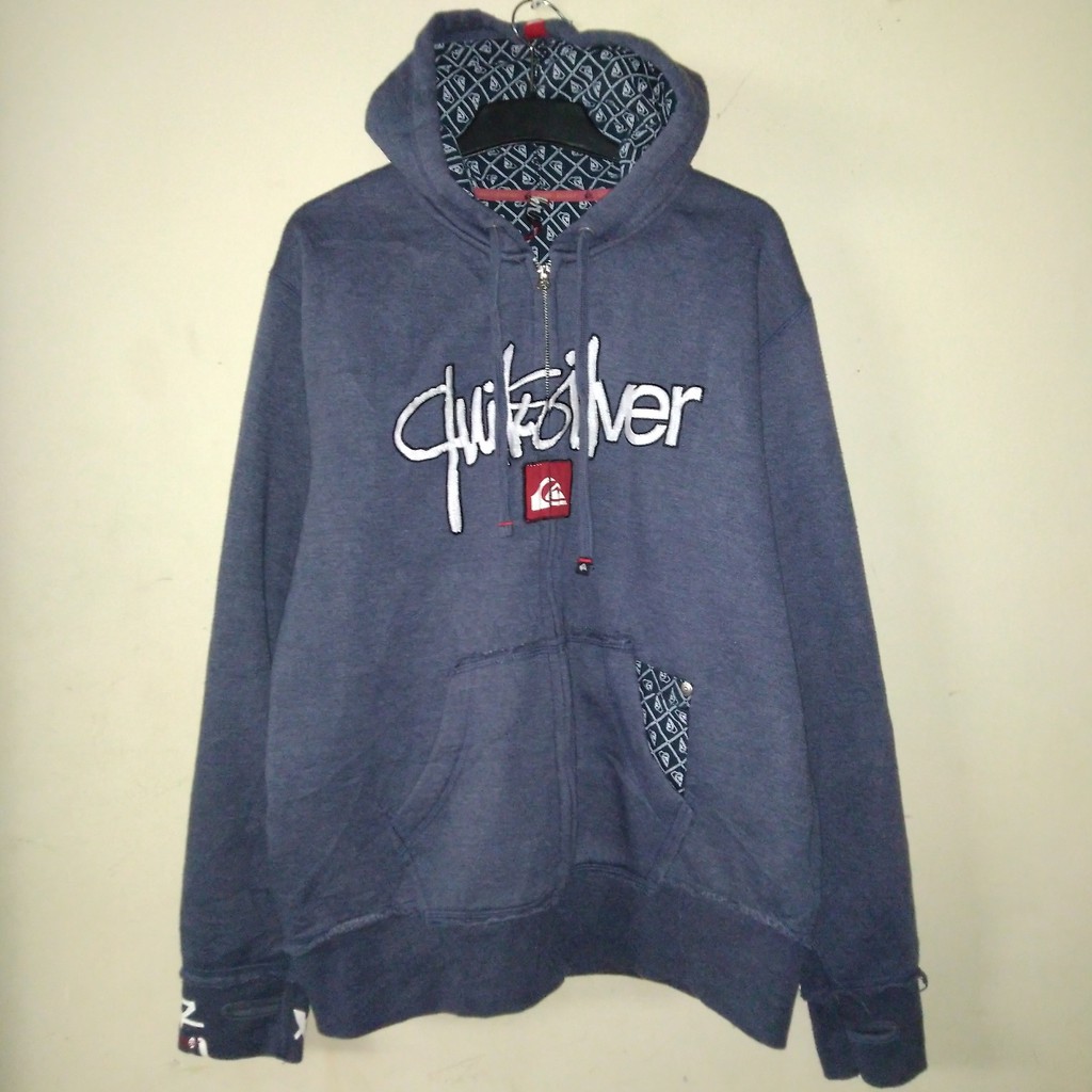 Hoodie Zipper Quiksilver Second