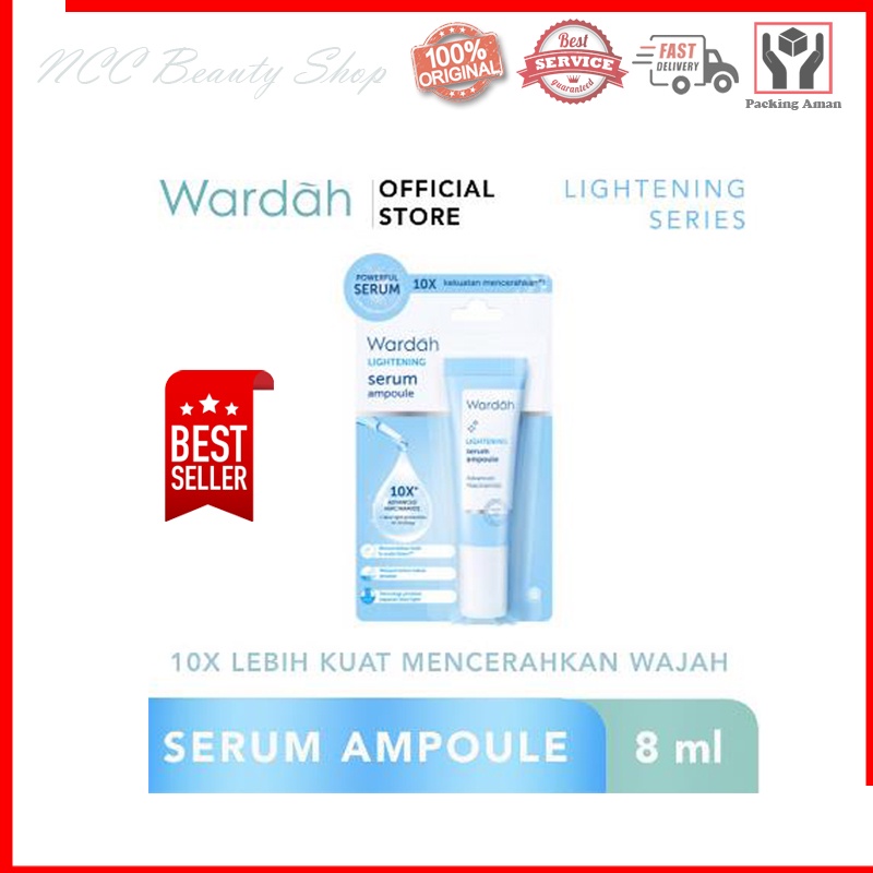 * NCC * WARDAH Lightening Facial Serum Ampoule - High Concentration Vit.B3