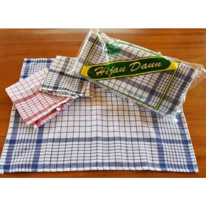 12pcs Lap Dapur Serbed | Tangan Meja Piring Aneka Produksi | Open Sorex Grosir Lusinan