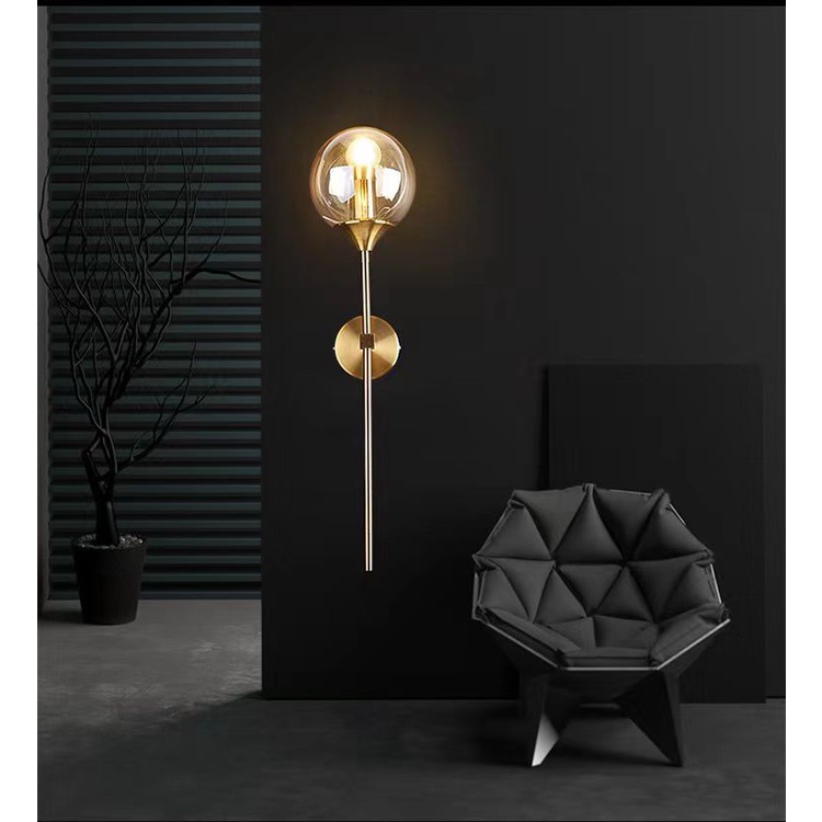 Lampu Dinding Hias Mewah Sconce Bistro Ball Wall Lamp Light Nordic