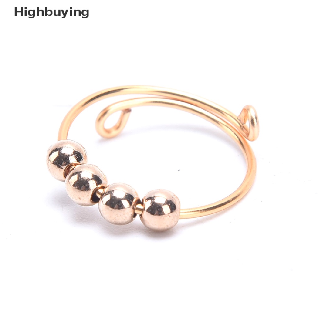 Hbid Cincin Open Ring Adjustable Anti Stress Untuk Pria / Wanita