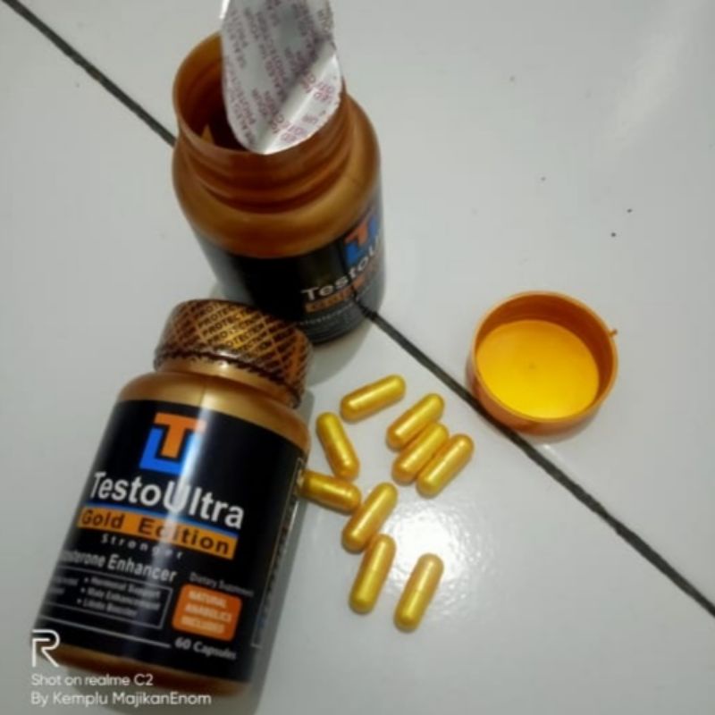 OBAT KUAT PRIA TAHAN LAMA TESTO ULTRA GOLD EDITION ASLI 100% ORIGINAL OBAT KUAT HERBAL PENAMBAH STAM