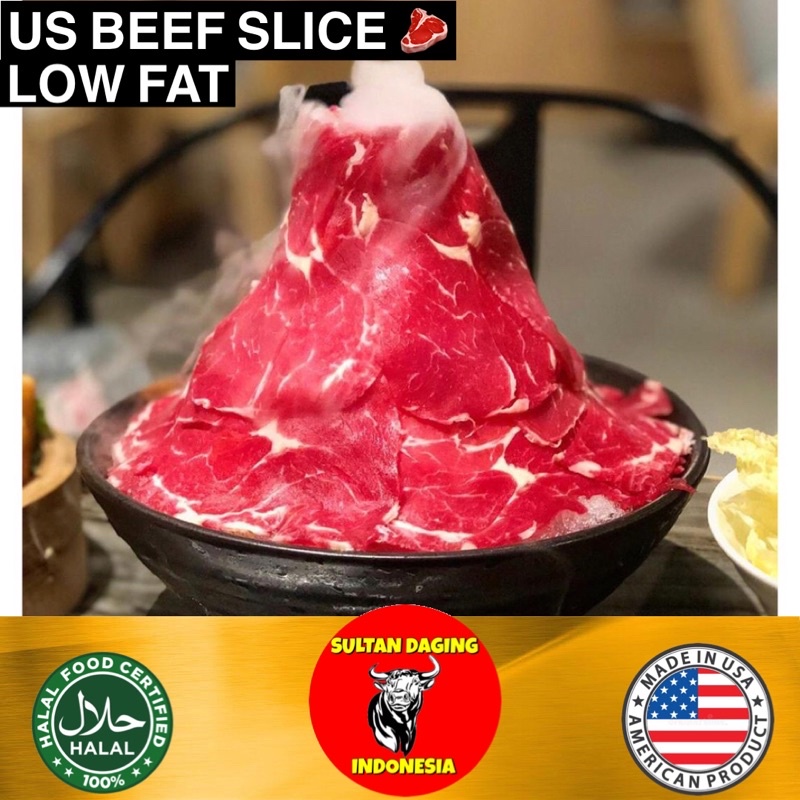 

BEEF SLICE US LOW FAT 500 GRAM PREMIUM IMPORT DARI USA/ US BEEF SLICE 500GR/US BEEF SLICE/BEEF SLICE