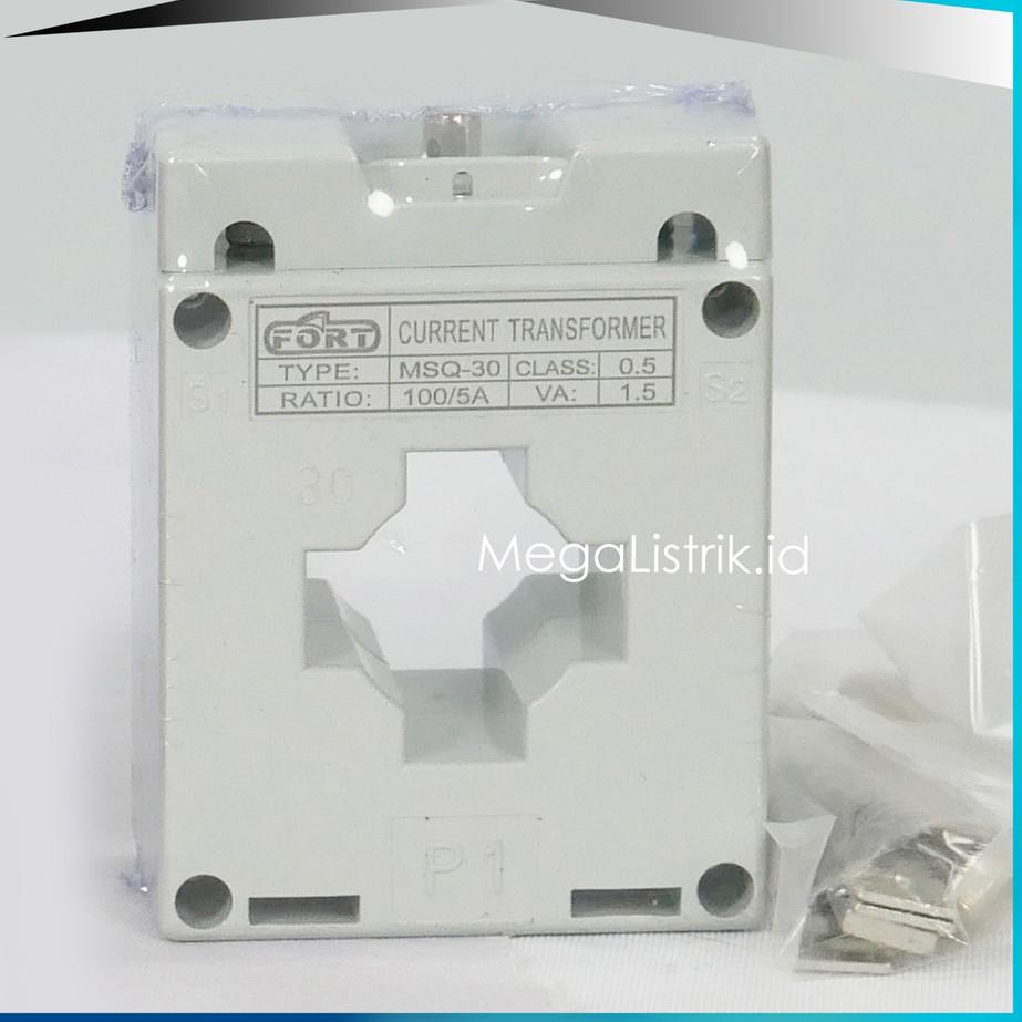 ▲ FORT CT PANEL 100/5A CURRENT TRANSFORMER 100 AMPERE / 100A MSQ-30 ♫