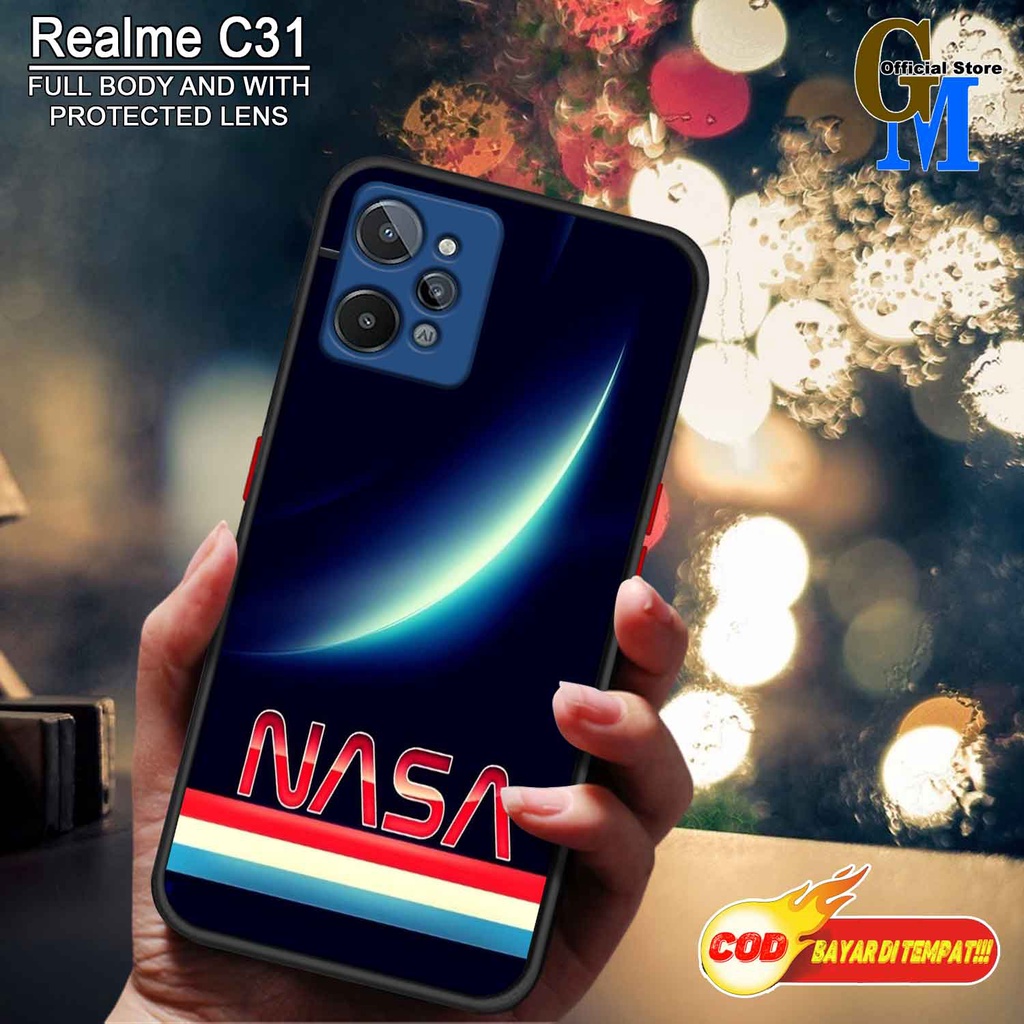 Gmofficialstore Case Nasa Onic Realme C31 Realme C35 Narzo 5A Prime Realme 9 pro Plus 8i 7i 7 pro 6 