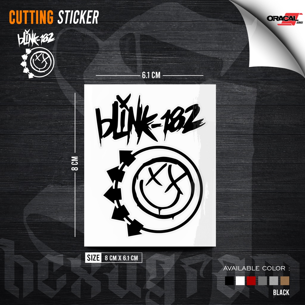 Cutting Sticker Blink 182 | Stiker Cutting Band Blink 182 | Blink 182
