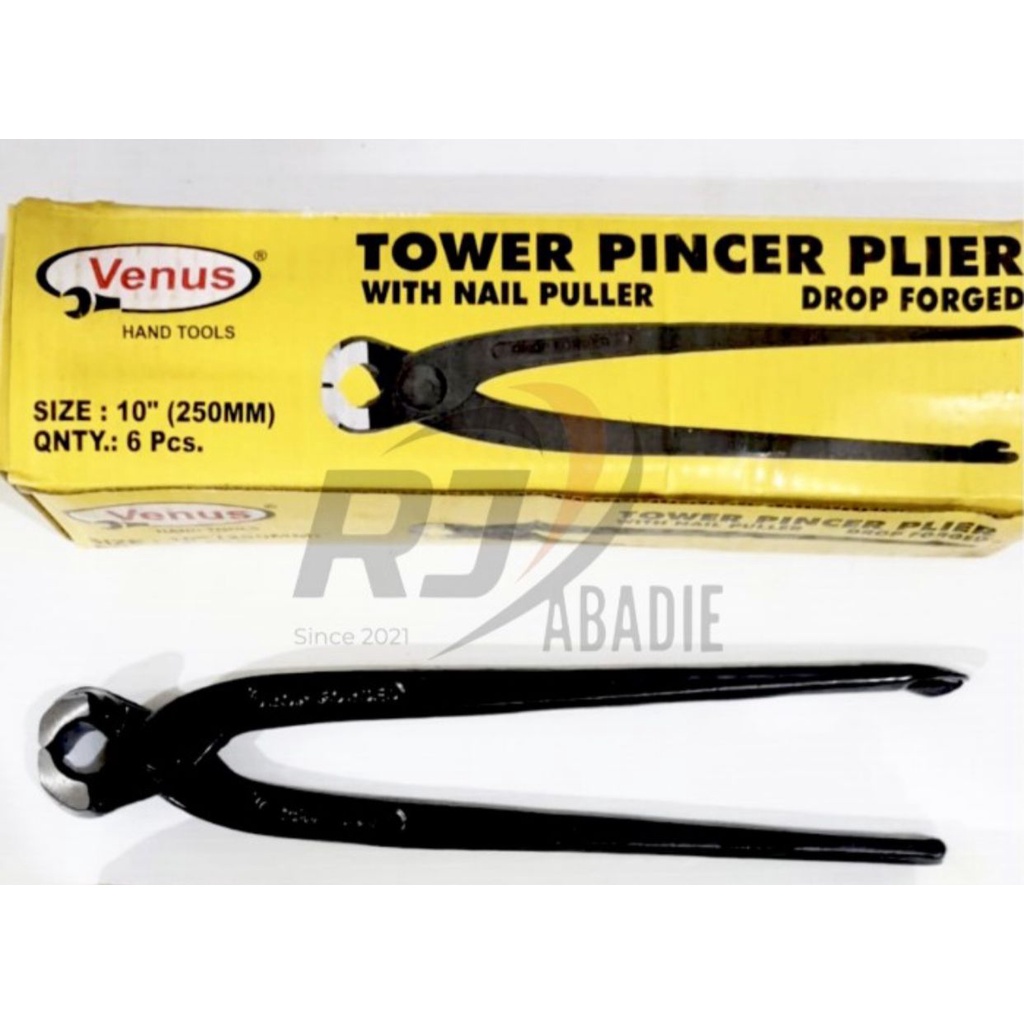 [6PCS] Catut Tang Kakatua Besi Kepala Kecil Tower Pincer Plier VENUS 10&quot;