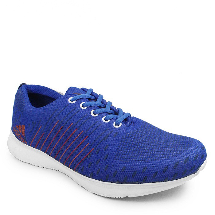 TERLARIS !! SEPATU ADIDAS RUNNING BIRU/ SNEAKERS OLAHRAGA PRIA / OUTDOOR JOGGING FITNESS GYM SPORT