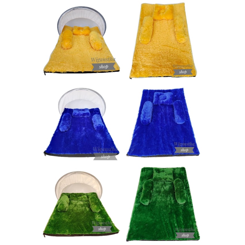 KASUR BAYI MODEL KELAMBU TERPISAH LENGKAP BANTAL GULINGKASUR BAYI KELAMBU MATRAS/MURAH