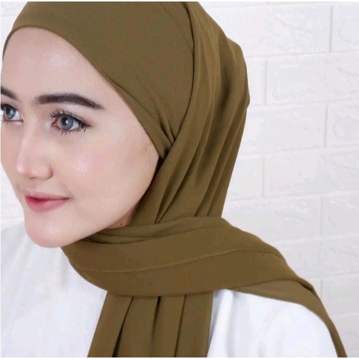 Pashmina + Inner 2in1 Bisa Bulak Balik / Pashmina Inner viral