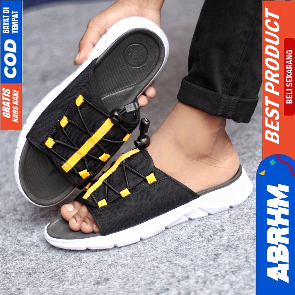 ABRHM SHOKA Sandal Slide Pria Sendal Slop Terbaru Distro