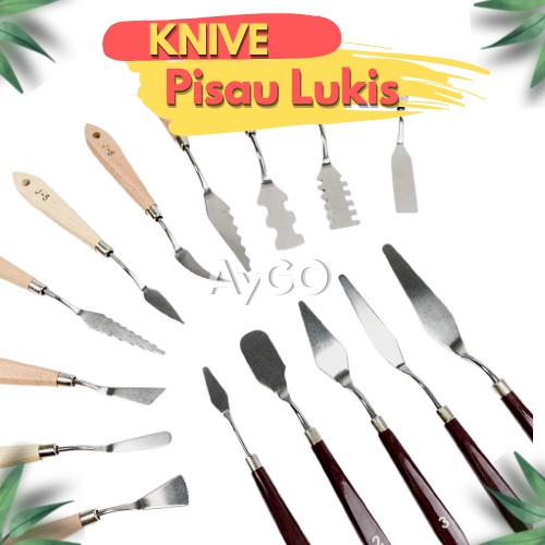 

KNIFE LUKIS / PAINTING KNIVES SET STAINLES
