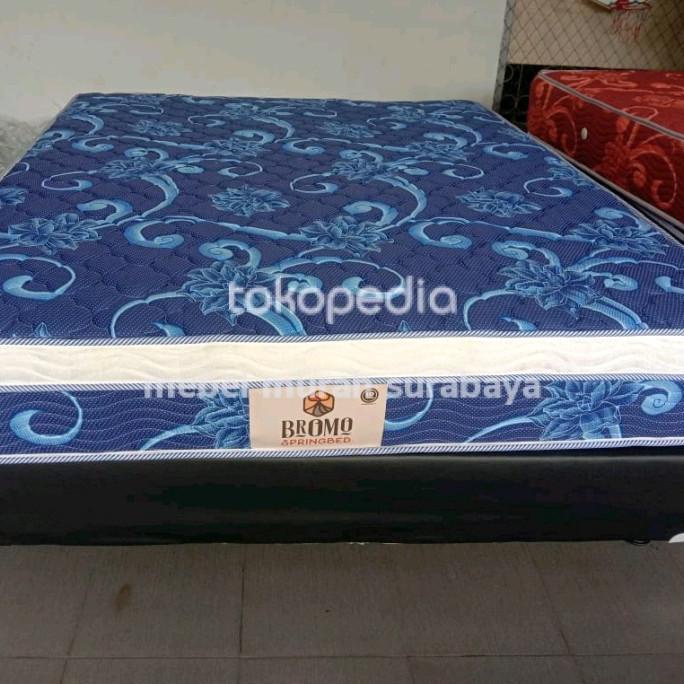 ,,,,,,,] SPRINGBED BROMO SILVER PLUSHTOP Garansi 10th Matras/Kasur saja T.27cm