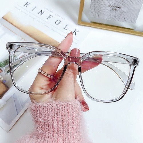 【0-600°Kacamata Myopia Anti Radiasi Dengan Power Frame 100 Untuk Pria Dan Wanita°150°200°250°300°350°400°