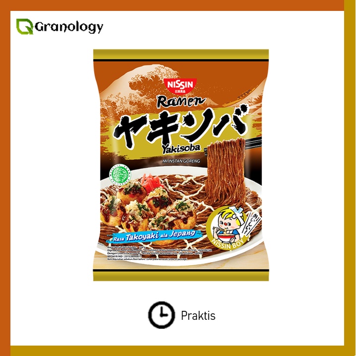 Nissin Gekikara Ramen Jumbo 104 gram - Yakisoba Takoyaki