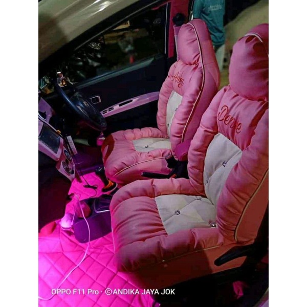 Cover jok model sofa mobil 3 baris : avanza,xenia,calya,sigra,ertiga,livina,dll