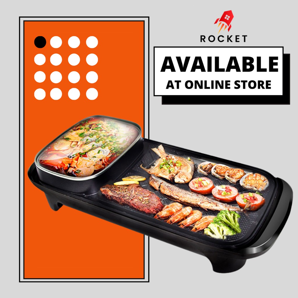 Griller + Hot Pot, Panggangan, BBQ, Barbeque, Grill, Hotpot, Shabu Shabu