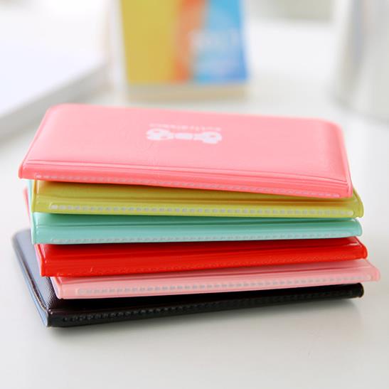 Dompet Kartu Pita Cute Ribbon Warna Warni Mini Korea Wanita ATM Card Wallet 12 Lembar