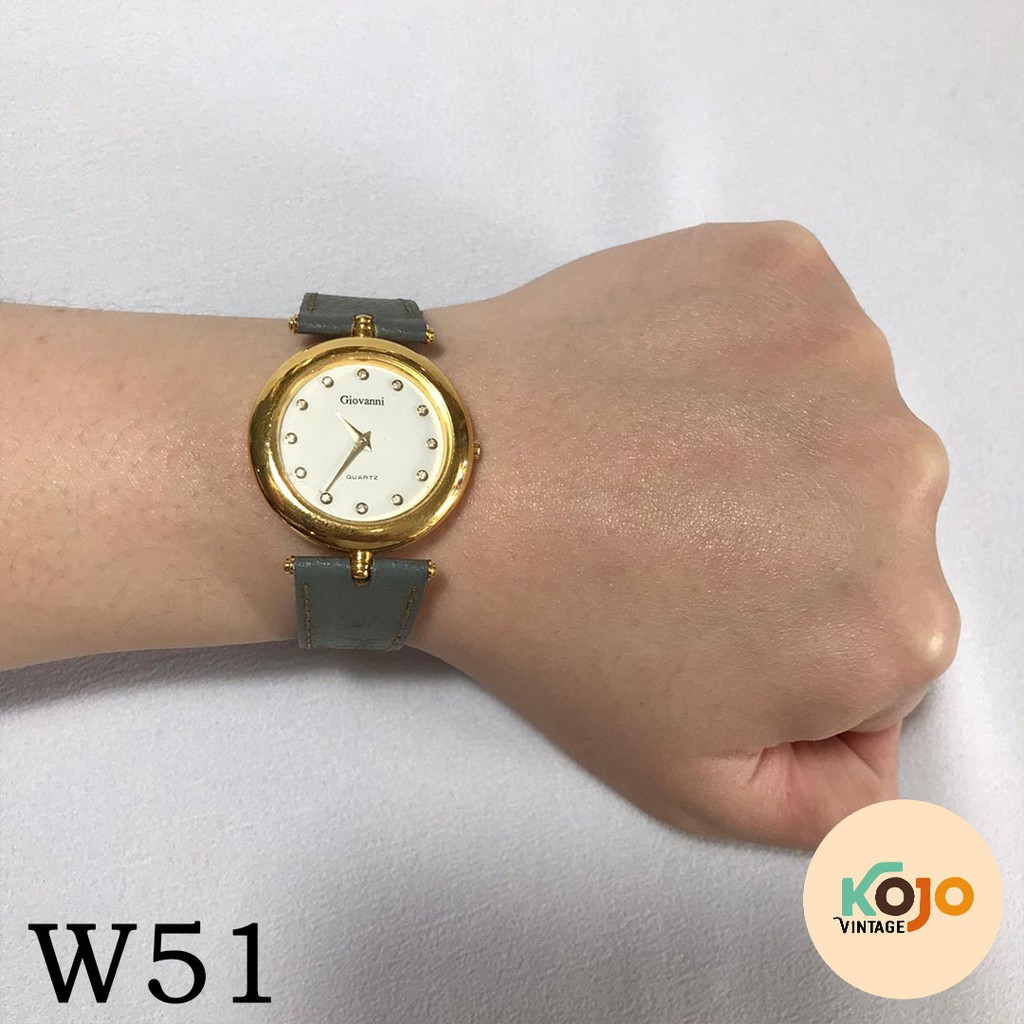 Jam Tangan Pria Antik Jadul Vintage Giovanni GOLD PLATE 18K (LAPIS EMAS 18K)