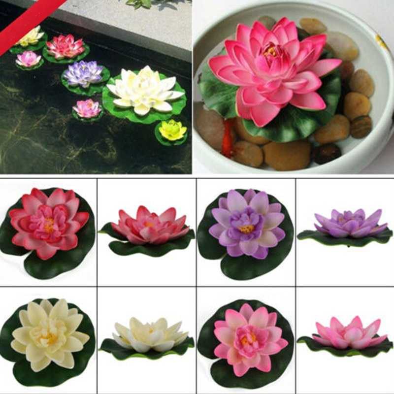 Hot Promo ! Bunga Lotus Imitasi Dekorasi Kolam Taman - QZ20