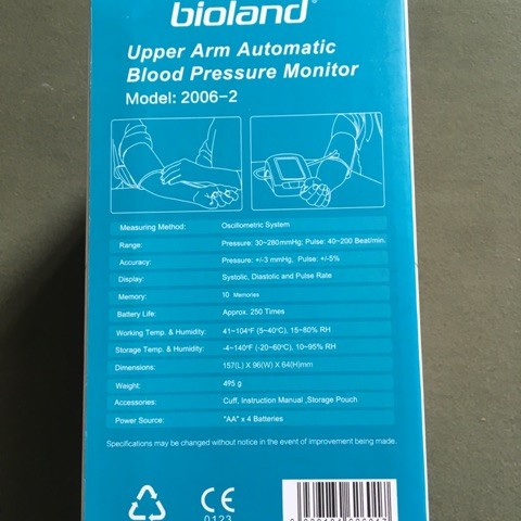 TENSIMETER DIGITAL - MERK BIOLAND TYPE 2006-2 TENSI DIGITAL MURAH ORIGINAL