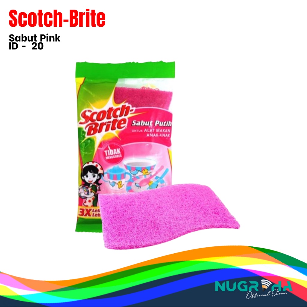

SCOTCHBRITE SABUT PINK ID-20