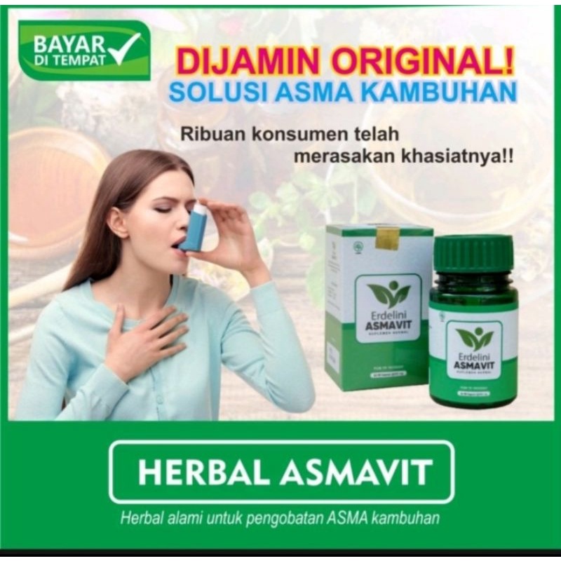 ASMAVIT - OBAT ASMA HERBAL - SESAK NAFAS, BRONKITIS, TERBUKTI