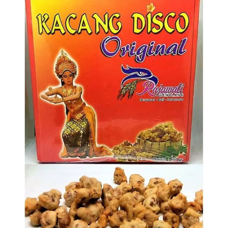 

KACANG DISCO ORIGINAL ASLI KHAS BALI "RAJAWALI' 400gr + BUBBLE WRAP