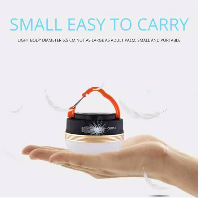 【COD】 Lampu Portable Emergensi Model Bapau` Lentera Darurat Tenda Bakpau Emergency Bakpao Bapao