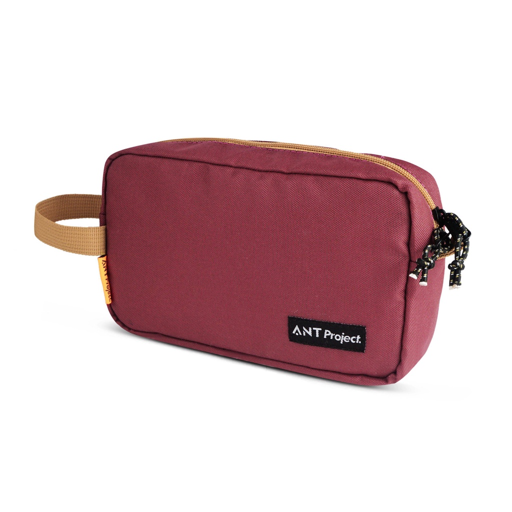 ANT PROJECT - Tas Handbag Pouch IRISH Maron - Tas Tangan Clucth Unisex