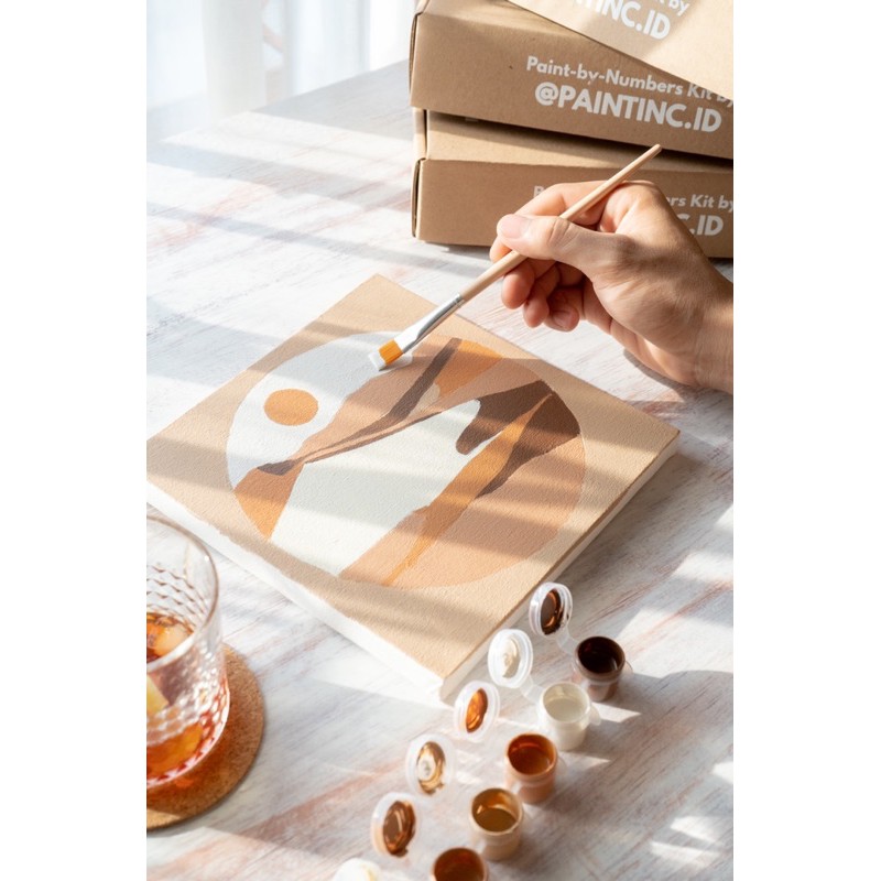 

Paint by Numbers Kit: Desert Series - Sahara Paint Inc. ID Painting Kit Paint by Number JunDW