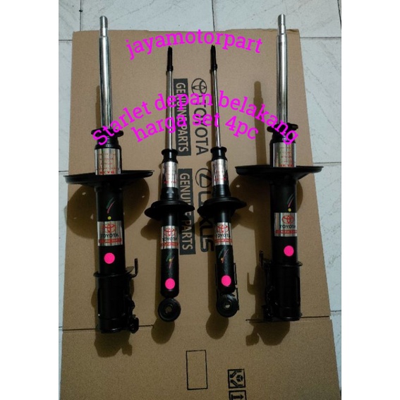 shockbreaker shock absorber Starlet kotak depan belakang toyota ori