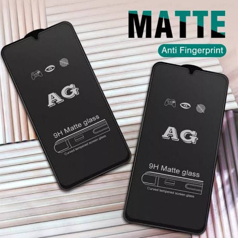 TEMPERED GLASS MATTE OPPO A5S/ F9/ A7/ U1/ Realme 2/ GLASS ANTI