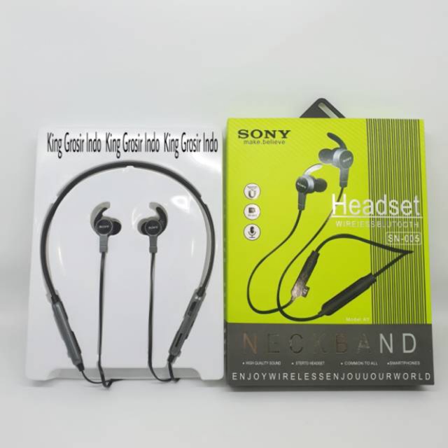 Headset Bluetooth Sport SONY SN-005 Wireless Bluetooth Earphone Handsfree