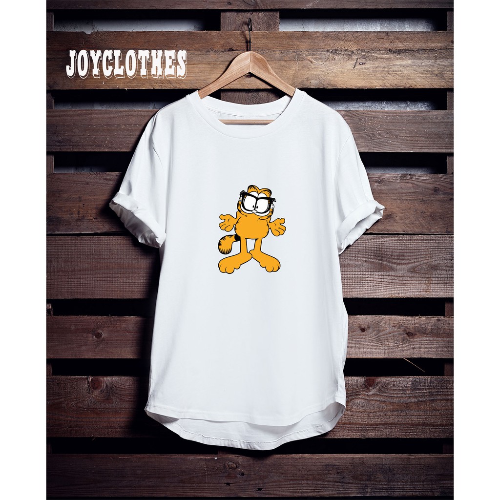 KAOS GARFIELD/ KAOS DISTRO/ KAOS SABLON GARFIELD/ GARFIELD TSHIRT