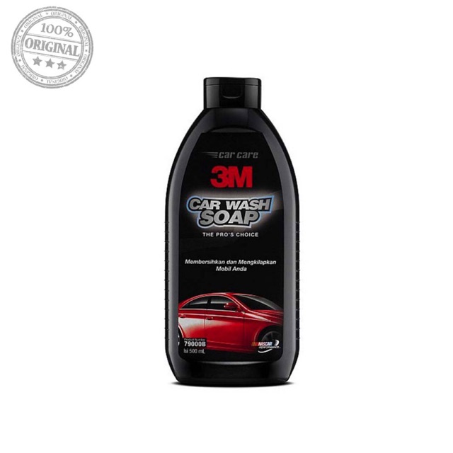 3M Car Wash Soap Shampoo Bottle 500 ml/ shampo mobil / sampo mobil / sabun cuci mobil 3M