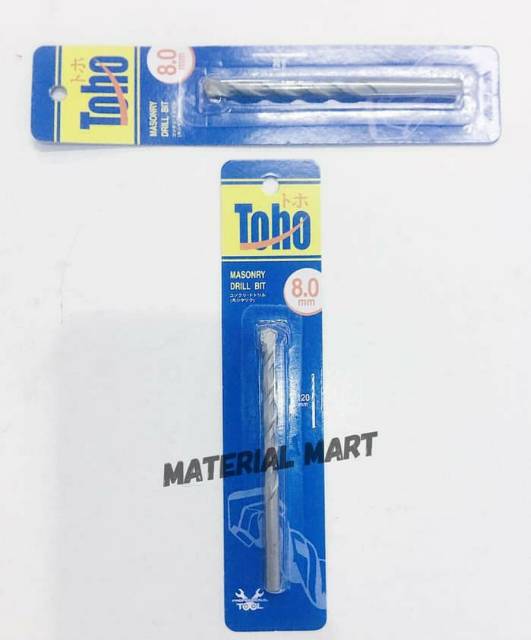 Matabor Beton TOHO 8mm PREMIUM | Masonry Drill Mata bor 8 mm (ORI) | Material Mart