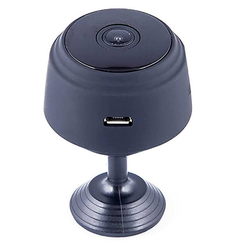 Mini WiFi IP Camera CCTV 1080P / Kamera Camera Cctv Mini Tersembunyi Wifi Indoor Outdoor Kecil Mobil Tanpa Kabel Super Kecil Android Outdoor Sambung Connect Ke Tv Hp Handphone Jarak Jauh Anti Air / Cctv Ip Camera Wireless / Kamera Pengintai Pantau Maling