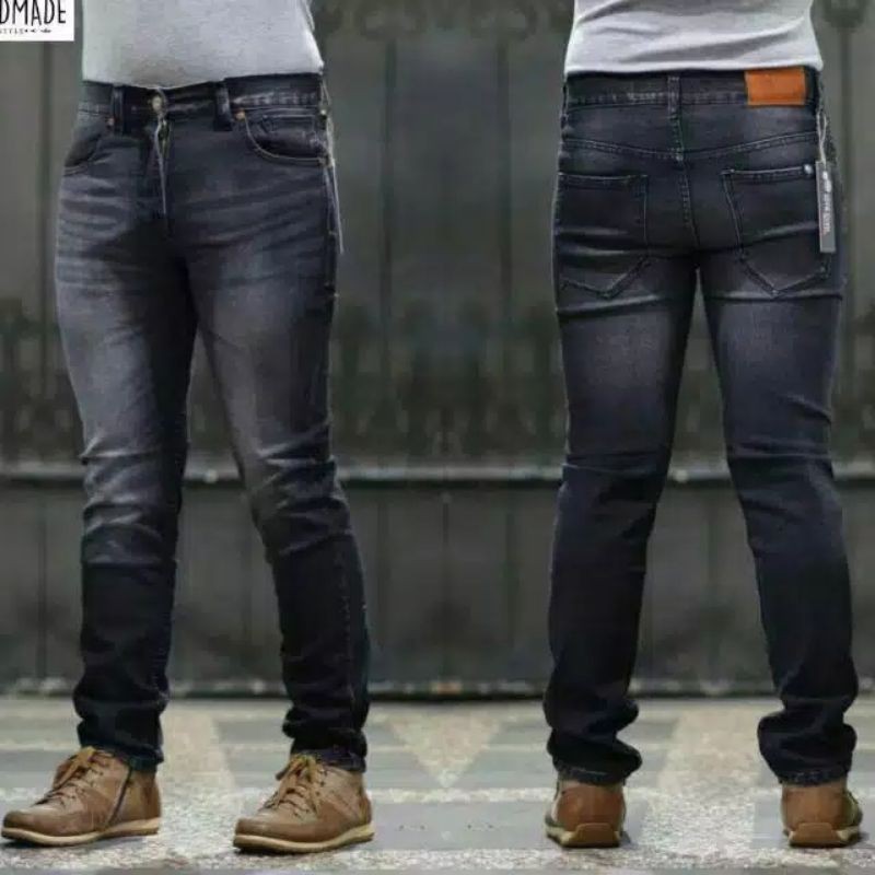 Celana Jeans Slimpit Pria Stret Original Celana Levis Cowok Murah Size:S-XL.33-36