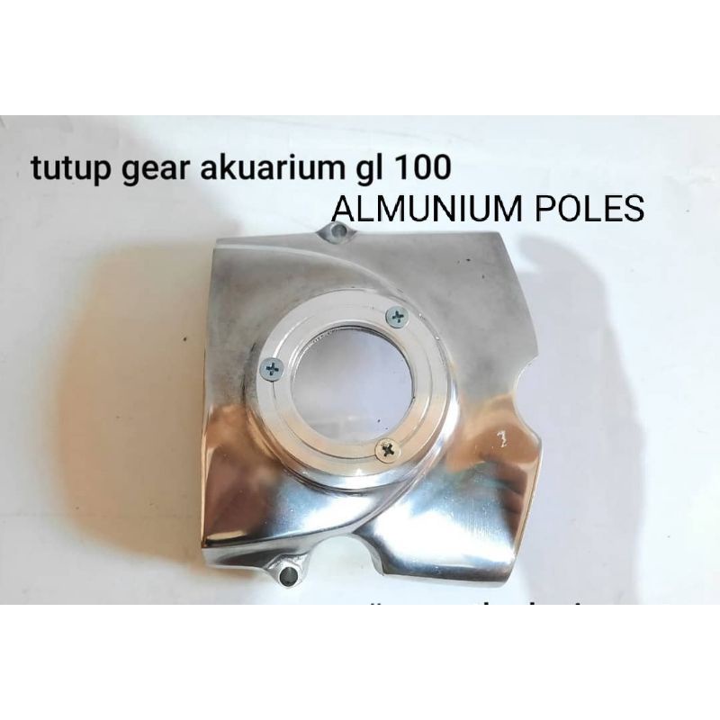 TUTUP GEAR GL100 AQUARIUM KACA BENING